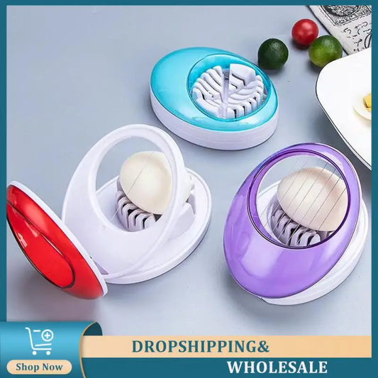 Kitchen Accessories Egg Slicers Chopper Stainless Steel Fruit Salad Cutter Egg Tools Manual Food Processors Kitchen Tool Gadgets