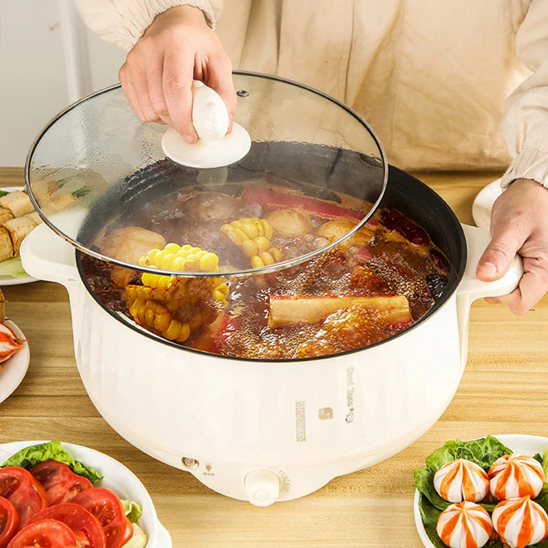 1.7L Multi Cookers Electric Pot 1-2 People Household Non-stick Pan Single/Double Layer Hot Pot  Cooking pot Electric Rice Cooker