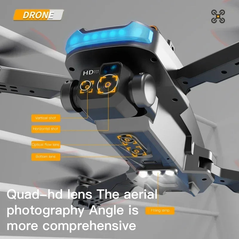 New P15 Mini Drone 8k Profesional 4K HD Camera Obstacle Avoidance Aerial Photography 5G 6Km Foldable Quadcopter Toys Sell Apron