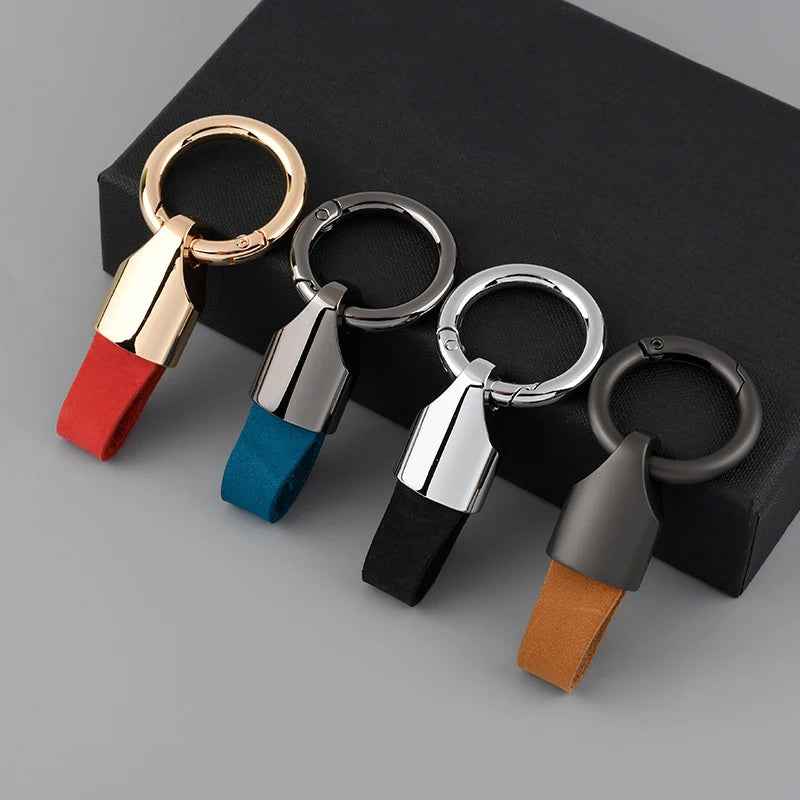 Luxury Men Women Key Chain Fashion Keychain Durable Leather for Car Key Ring Holder Horseshoe Buckle Gift Accessories Wholesale