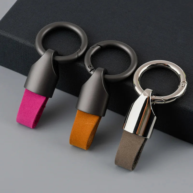 Luxury Men Women Key Chain Fashion Keychain Durable Leather for Car Key Ring Holder Horseshoe Buckle Gift Accessories Wholesale