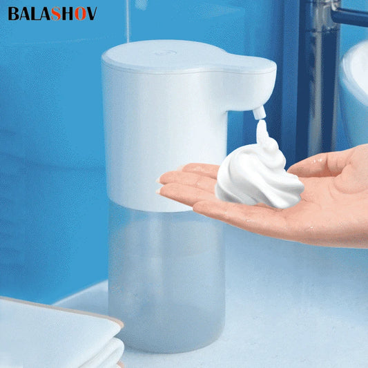 350ml Automatic Soap Dispenser Touchless Foaming Soap Dispenser USB Rechargeable Mini Electric Hand Washer Foam Soap Dispenser