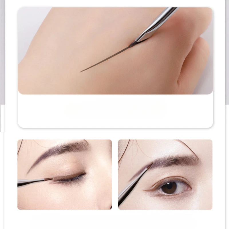 Upgrade Blade Eyeliner Brush Ultra Thin Fine Angle Flat Eyebrow Brush Under The Eyes Place Makeup Brush Precise Detail Brush