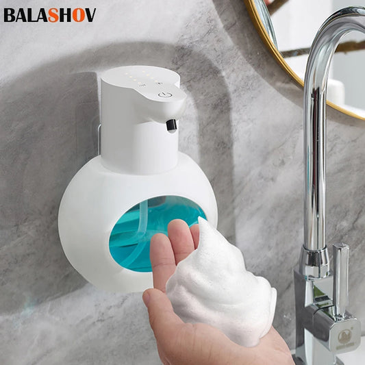 400ml Automatic Soap Foam Dispenser Inductive Smart Bathroom Washing Hand Multifunctional Sensor Wall-mounted Touchless Foam