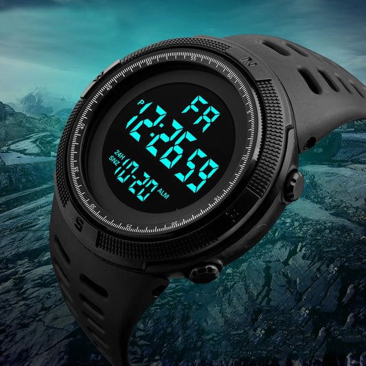 UTHAI C26 Men's Digital Electronic Watch Sports Glow 49mm Large Dial Student Outdoor Adventure Trend Multifunctional Watches