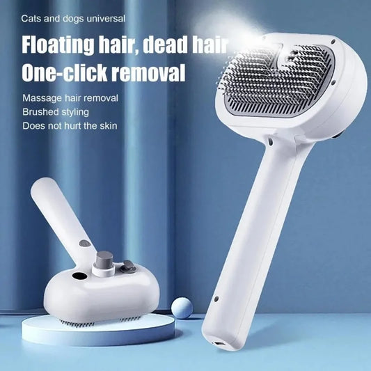 Pet Spray Grooming Comb Remove Floating Hair Fluffs Hair Grooming Styling Prevents Static Electricity for Long-haired Dogs Cats