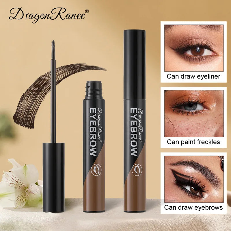 Waterproof eyebrow gel for natural-looking brows.