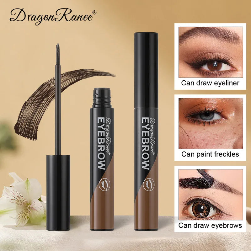 Waterproof eyebrow gel for natural-looking brows.