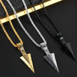 Black gold and silver arrow jewelry