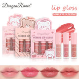 3pcs Moisturizing Mirror Lip Gloss Lipstick Set - Glitter Crystal Jelly Clear Pearlescent Water Glossy Lip Glaze Cosmetics