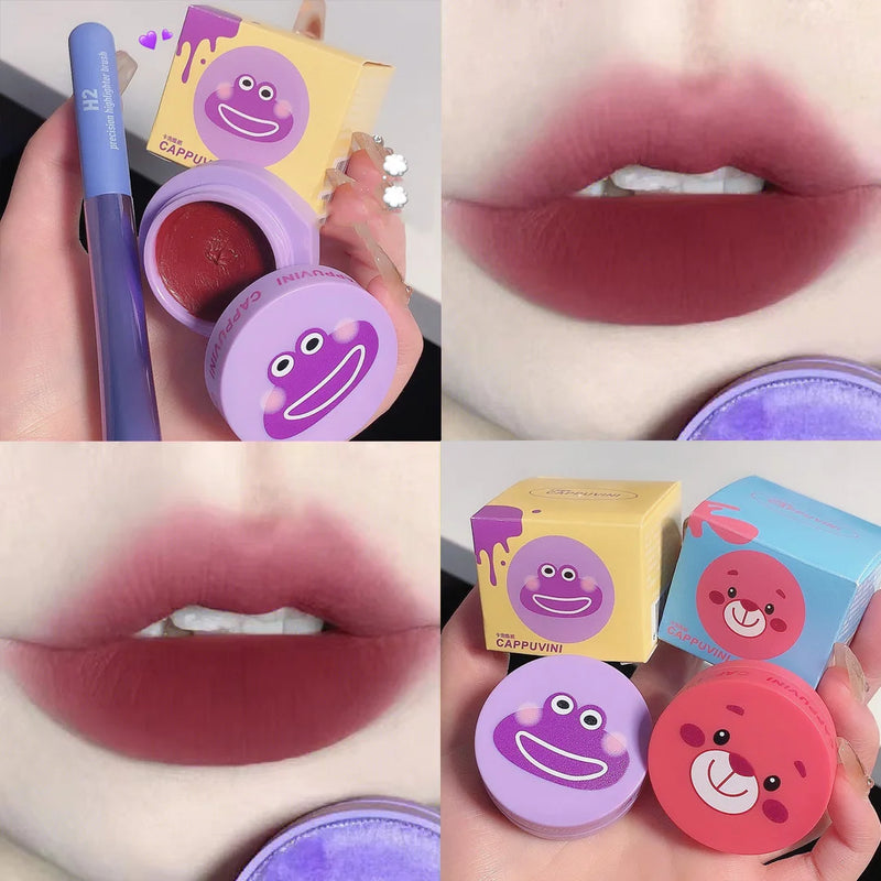 Waterproof clay matte lipstick