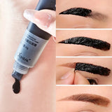 A semi-permanent, sweat-resistant eyebrow gel