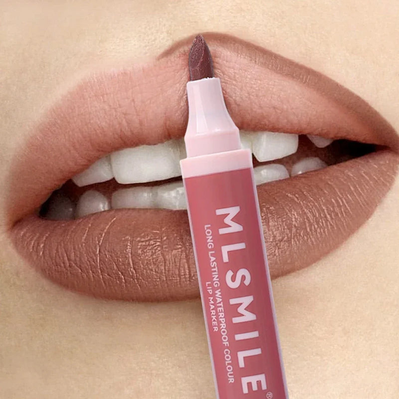 Matte brown lipstick - waterproof