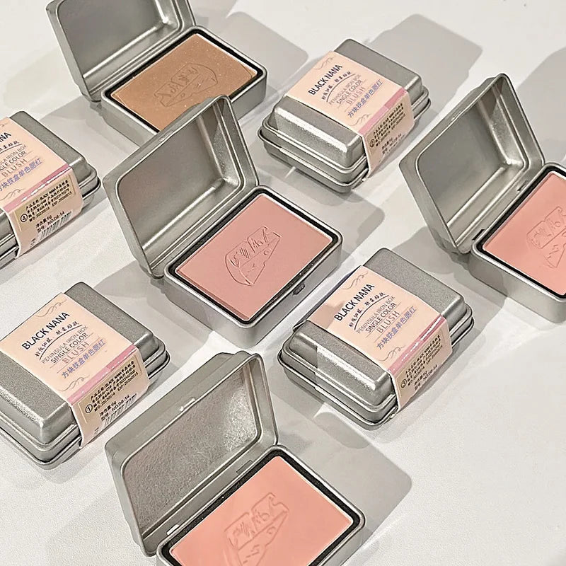 Peninsula Iron Box Blush in 4 colors: Drunken Rose, Matte Apricot, and other shades for a natural face makeup contour palette.