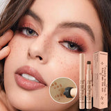 Waterproof Natural Freckle Pen for Lasting Makeup – Korean Cosmetic Dot Spot Eyeliner.