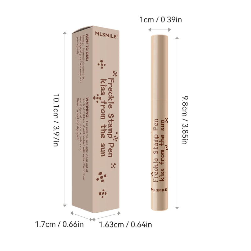 Waterproof Natural Freckle Pen for Lasting Makeup – Korean Cosmetic Dot Spot Eyeliner.