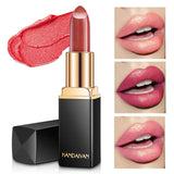 Waterproof glossy pink lipstick in 9 colors