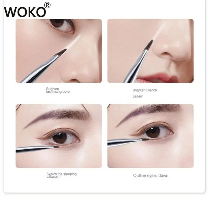 Ultra-thin blade eyeliner brush