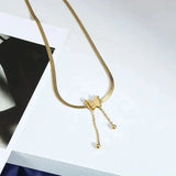 Antique gold butterfly necklace for women