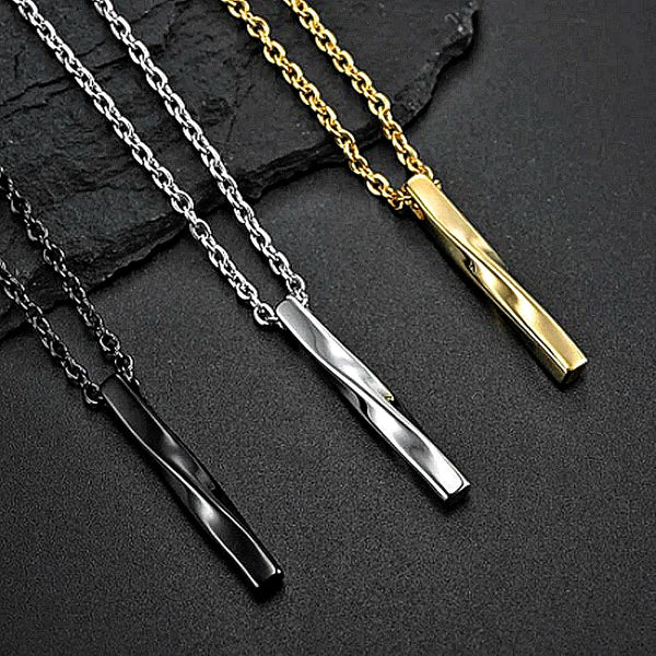 Geometric Pendant Long Necklace - Custom Hip Hop Jewelry