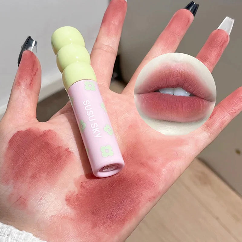 Candy Fruit Clay Milk Mist Velvet Matte Lip Gloss | anti-aging,beauty tools,blush,body lotion,brow gel,cleanser,conditioner,cruelty-free,exfoliator,eyeshadow,face mask,foundation,fragrance,hair care,hair styling,highlighter,lip balm.,lipstick,makeup,makeu