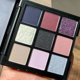 Nine-colour clear acrylic eyeshadow palette | anti-aging,blush,cleanser,conditioner,exfoliator,eyeshadow,foundation,hair care,hair styling,lipstick,makeup,mascara,moisturizer,nail polish,organic beauty,serum,shampoo,Skincare,sunscreen