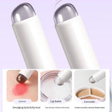 10cm portable silicone lip brush with round head