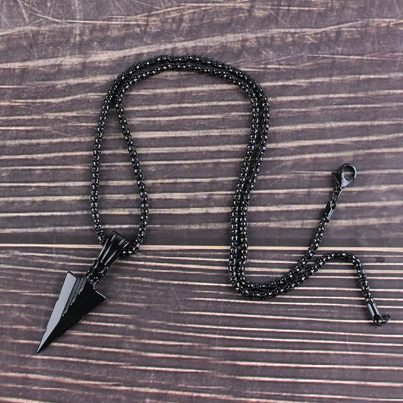 Black gold and silver arrow jewelry