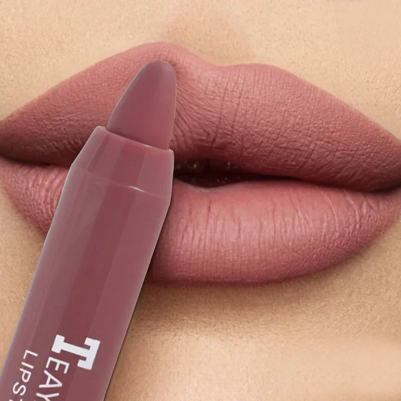 Waterproof matte lip liner pencil