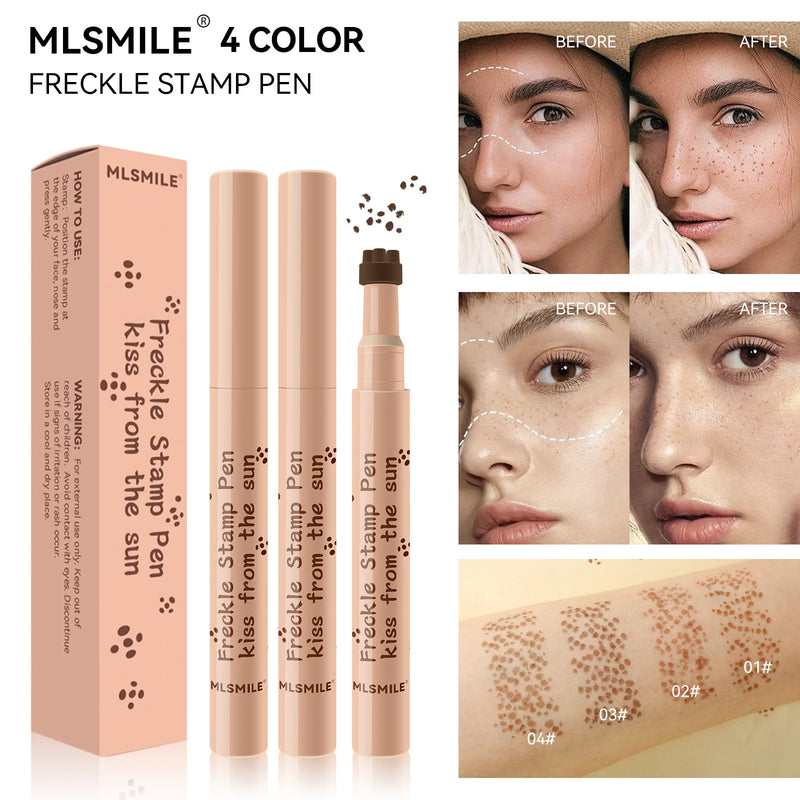 Waterproof Natural Freckle Pen for Lasting Makeup – Korean Cosmetic Dot Spot Eyeliner.