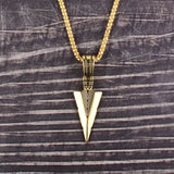 Black gold and silver arrow jewelry