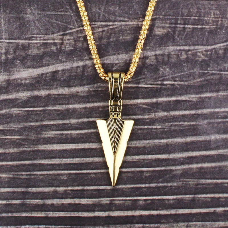 Black gold and silver arrow jewelry