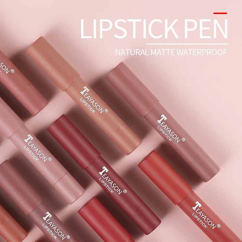 Waterproof matte lip liner pencil