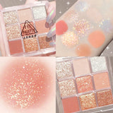 Nine-colour clear acrylic eyeshadow palette | anti-aging,blush,cleanser,conditioner,exfoliator,eyeshadow,foundation,hair care,hair styling,lipstick,makeup,mascara,moisturizer,nail polish,organic beauty,serum,shampoo,Skincare,sunscreen