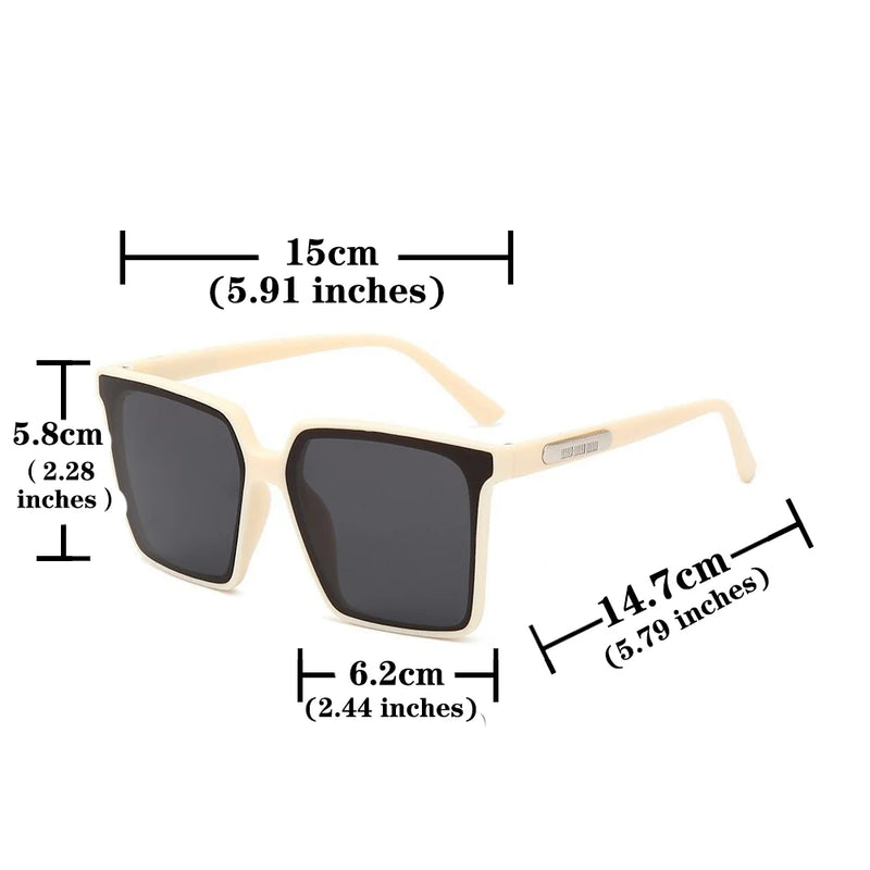 Square Sunglasses Women Men Designer Luxury Cat Eye Sun Glasses Female Male Classic Vintage Eyewear Outdoor Holiday Glasses