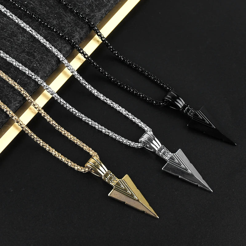 Black gold and silver arrow jewelry